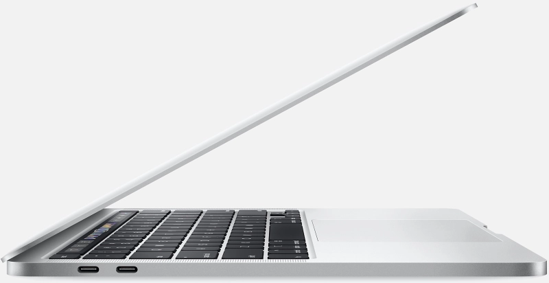 Macbook Pro 13" - Intel i5 1,4GHz - 8GB Ram - SSD 256GB - 2020 - Silver - Nederlands toetsenbord