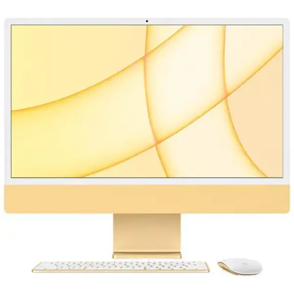 iMac 24" - Apple M1 8C 2,1GHz - 8GB Ram - SSD 256GB - Apple 8C GPU - Yellow - Qwerty NL