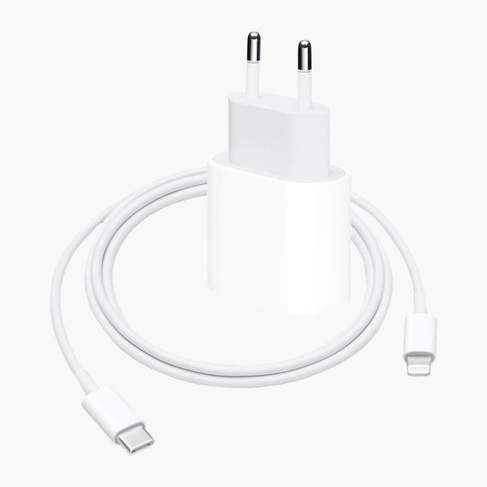 20 Watt USB-C Oplader + USB-C to Lightning Kabel