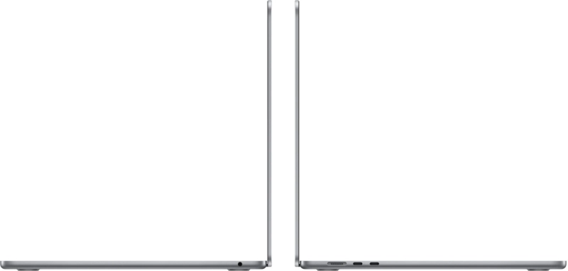 Macbook Air 15" - Apple M2 8-Core - Apple 10-Core GPU - 16GB Ram - SSD 1TB - 2023 - Space Gray - Nederlands toetsenbord