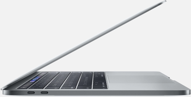 Macbook Pro 13" - Intel QuadCore i7 2,7GHz - 16GB Ram - SSD 512GB - 2019 - Space Gray - Nederlands toetsenbord